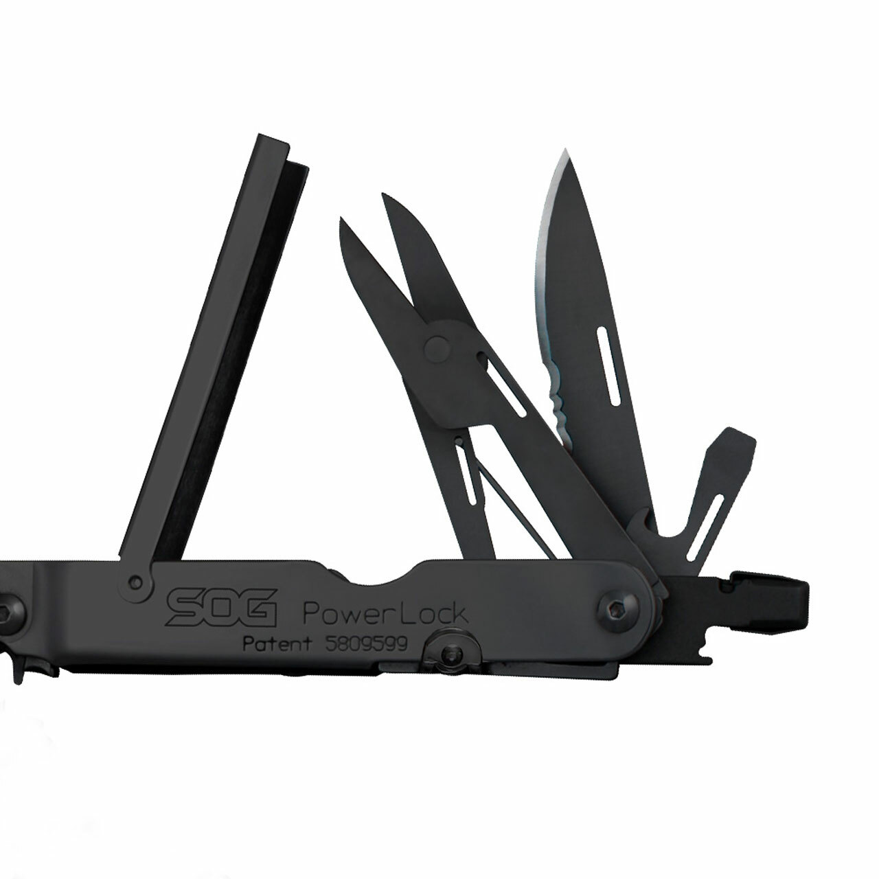 SOG, PowerLock EOD (nylonhylster, sort oxid) - Billede 6